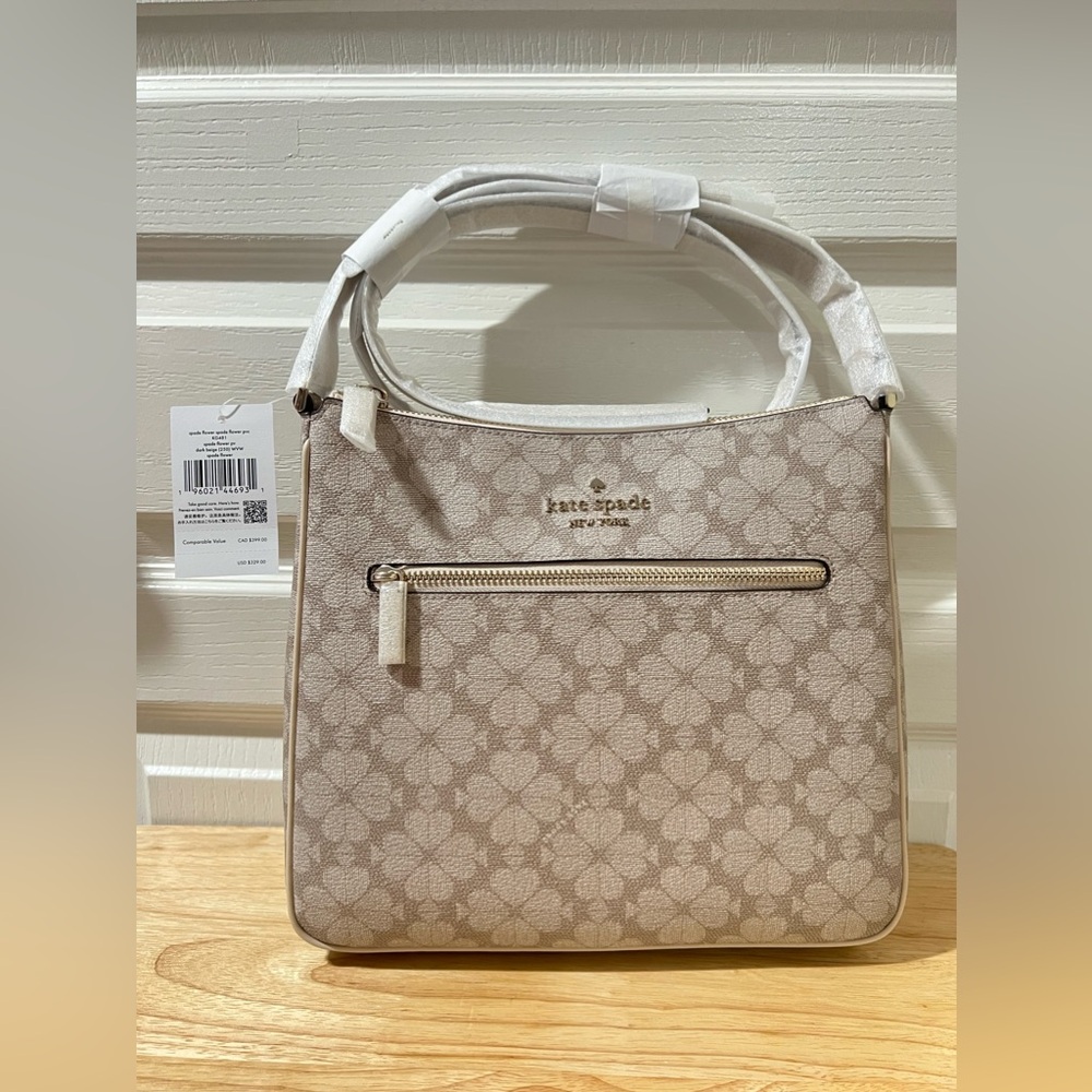 Kate Spade Beige Floral Pattern Bag